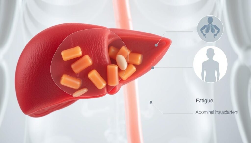 fatty liver symptoms