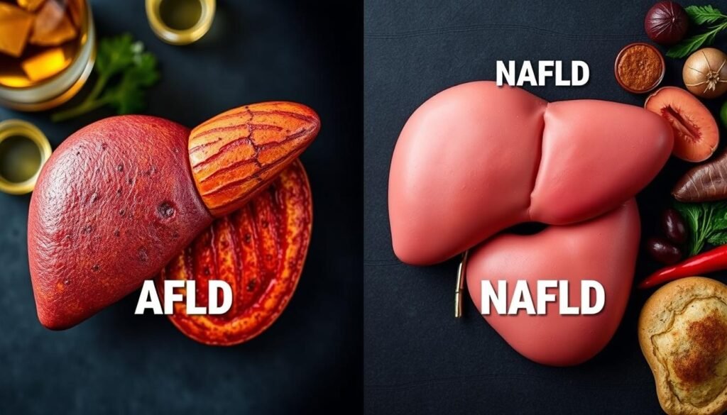 AFLD vs. NAFLD Comparison