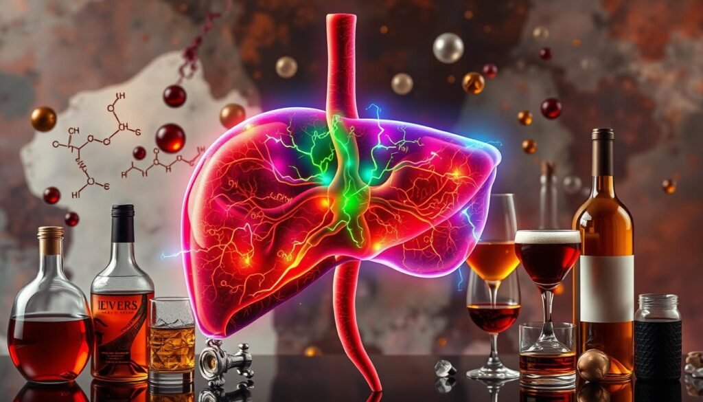 Alcohol metabolism and liver function