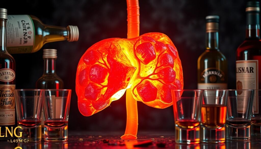 acute liver damage from binge drinking