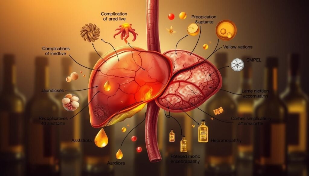 complications of alcoholic liver disease