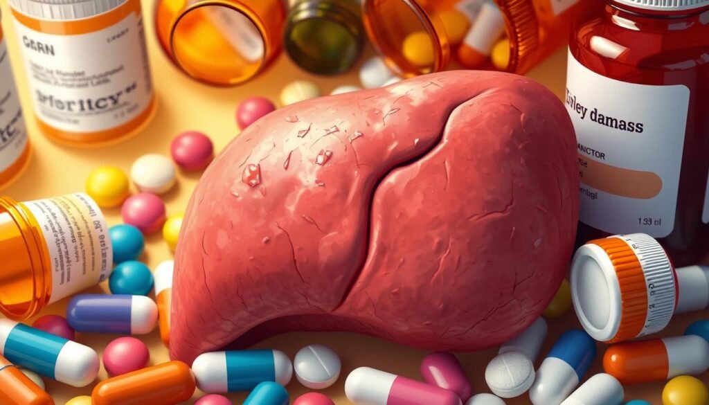 early signs of liver damage from medication