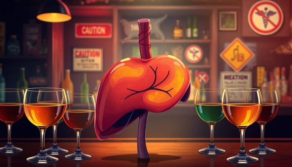 jaundice alcohol connection