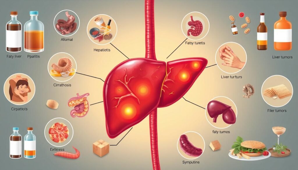 liver pain causes