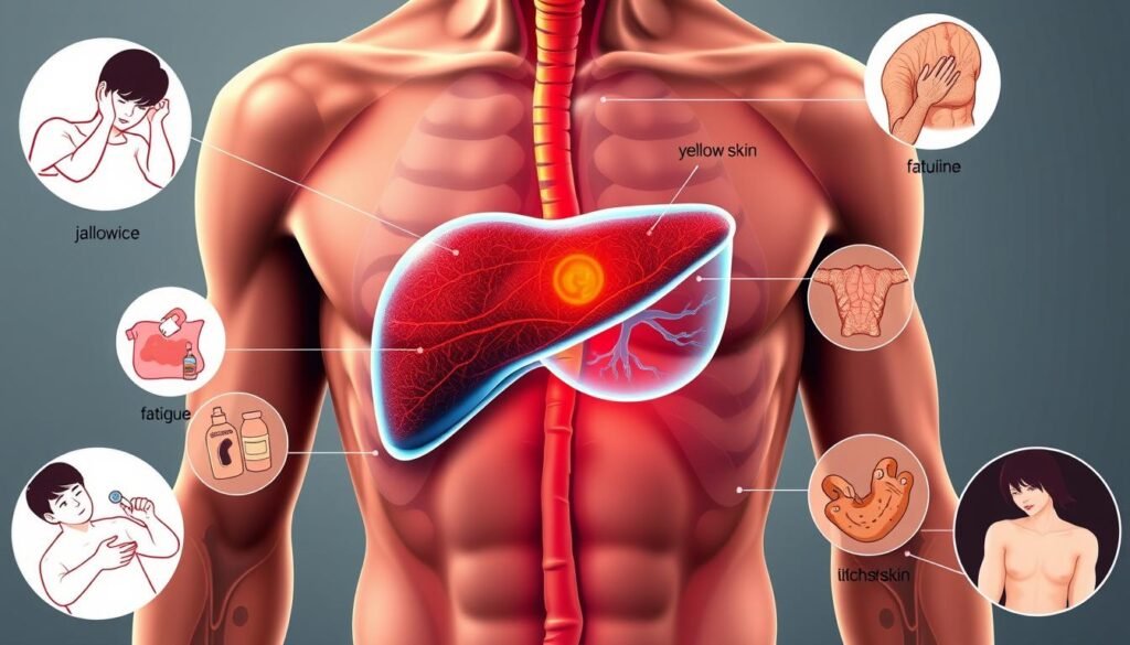 liver pain symptoms