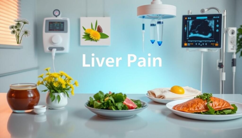 liver pain treatment options