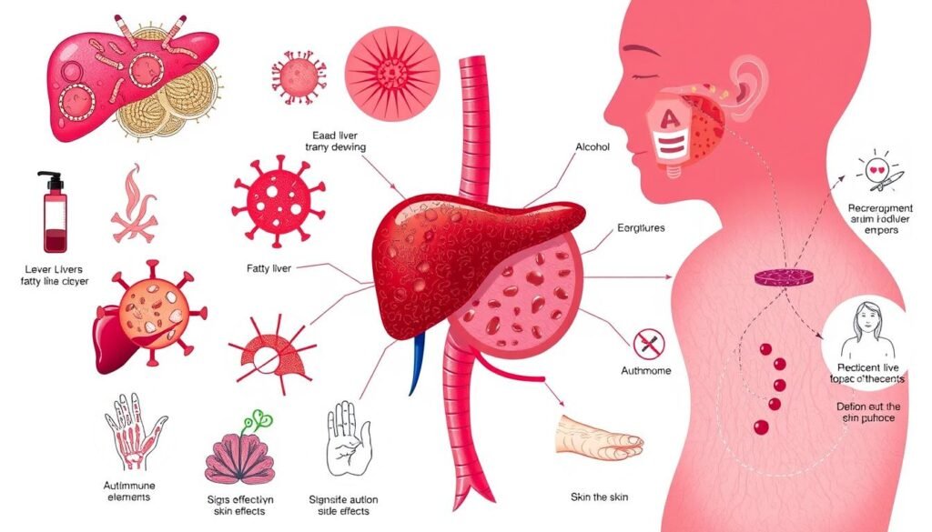 liver rash causes