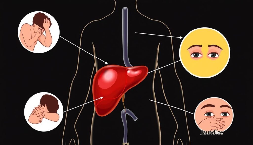 symptoms of hepatomegaly