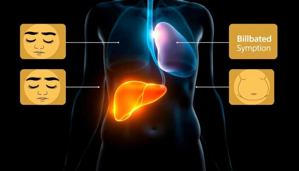 symptoms of liver damage